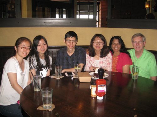 Lunch with Chinese students