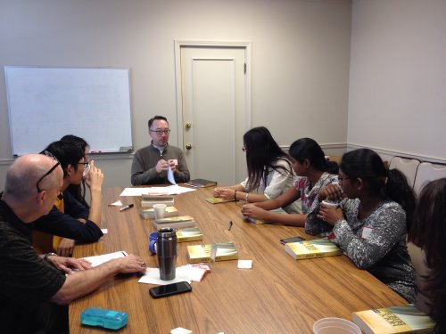 Jeff teaching our Sunday School class