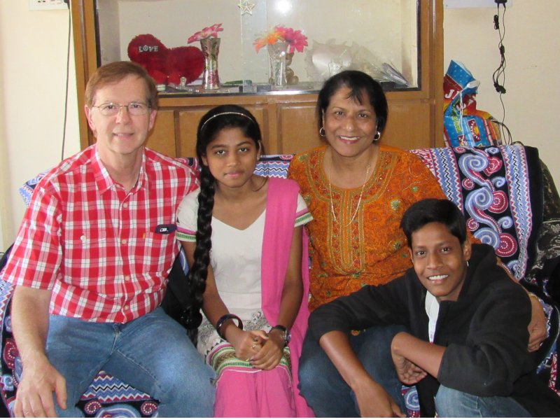 Terry and students playing music